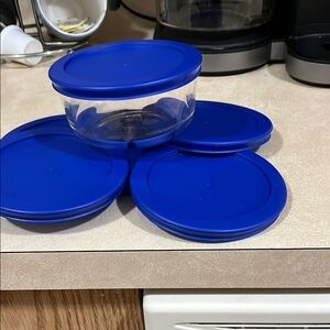 Blue Food Storage Container Set